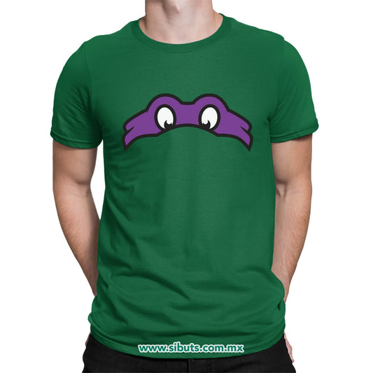 Playera Hombre Tortuga Ninja Donatelo