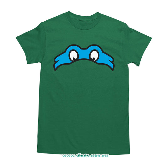 Playera Hombre Tortuga Ninja Leonardo
