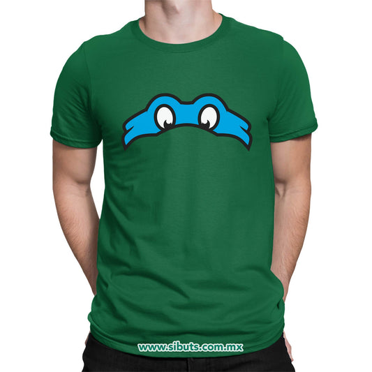 Playera Hombre Tortuga Ninja Leonardo