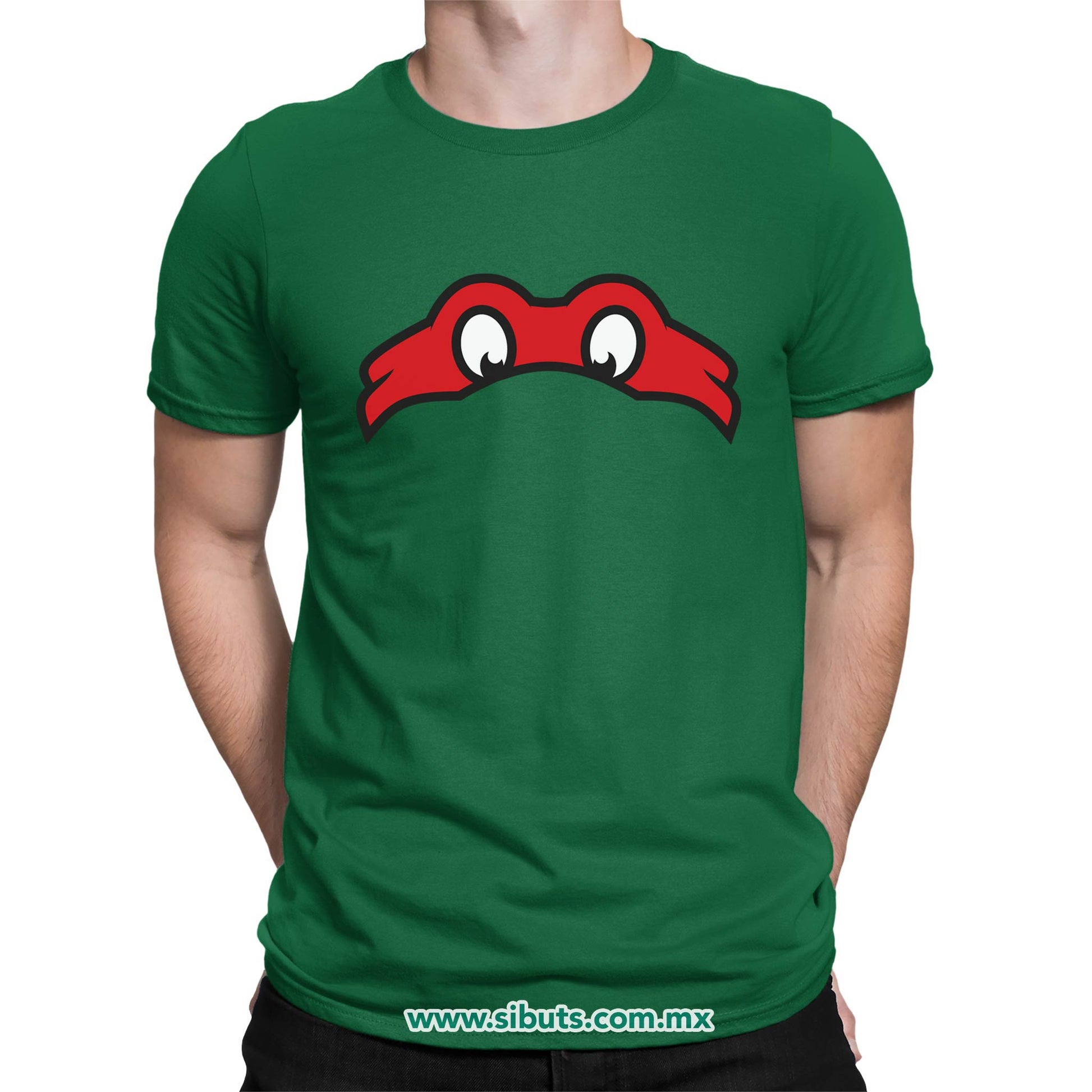 Playera Hombre Tortuga Ninja Rafael