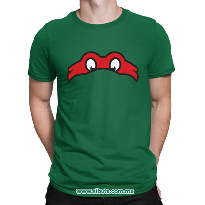 Playera Hombre Tortuga Ninja Rafael