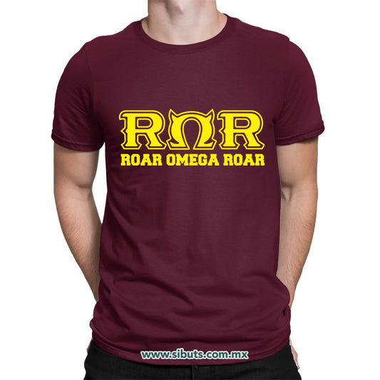 Playera Hombre Monsters University Roar Omega Roar