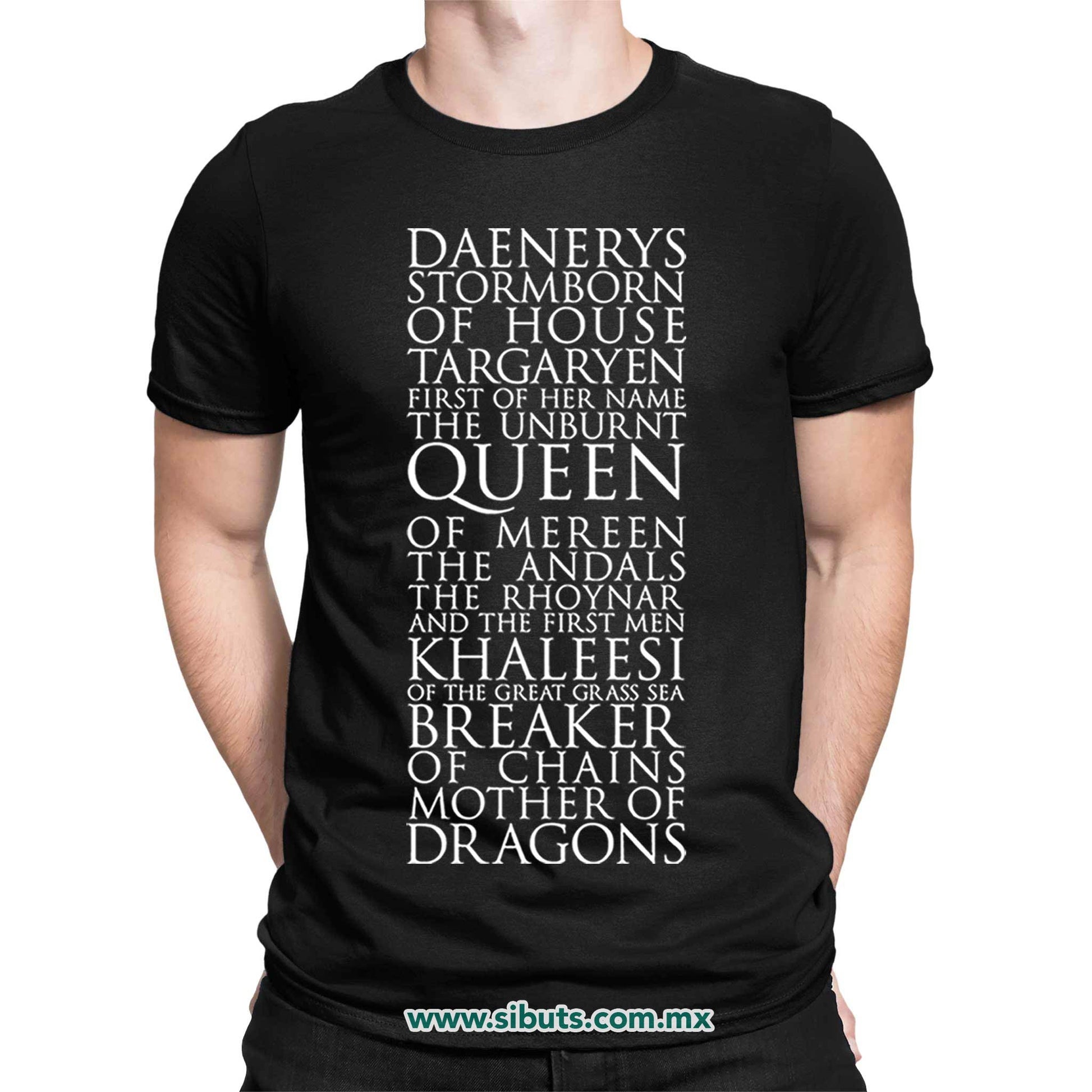 Playera Hombre Game Of Thrones Daenerys