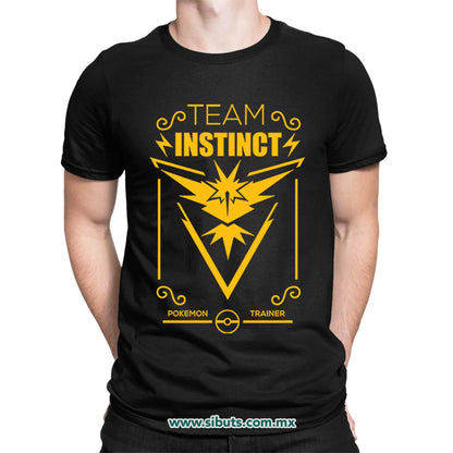 Playera Hombre Pokemon Go Team Instinct