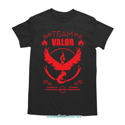 Playera Hombre Pokemon Go Team Valor