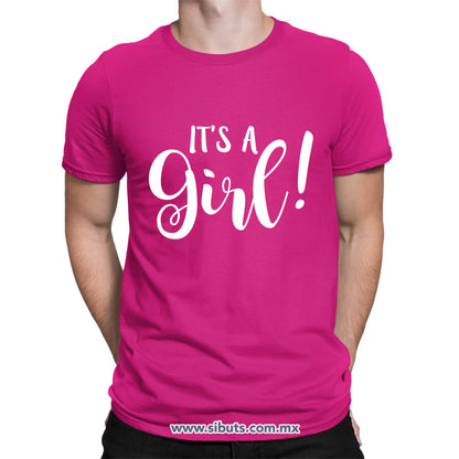 Playera Hombre Sex Reveal It´S A Girl