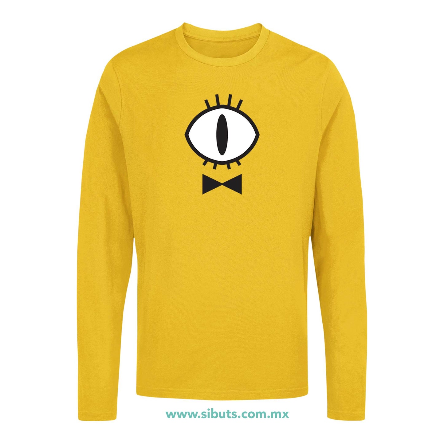 Playera Hombre Manga Larga Gravity Falls Bill