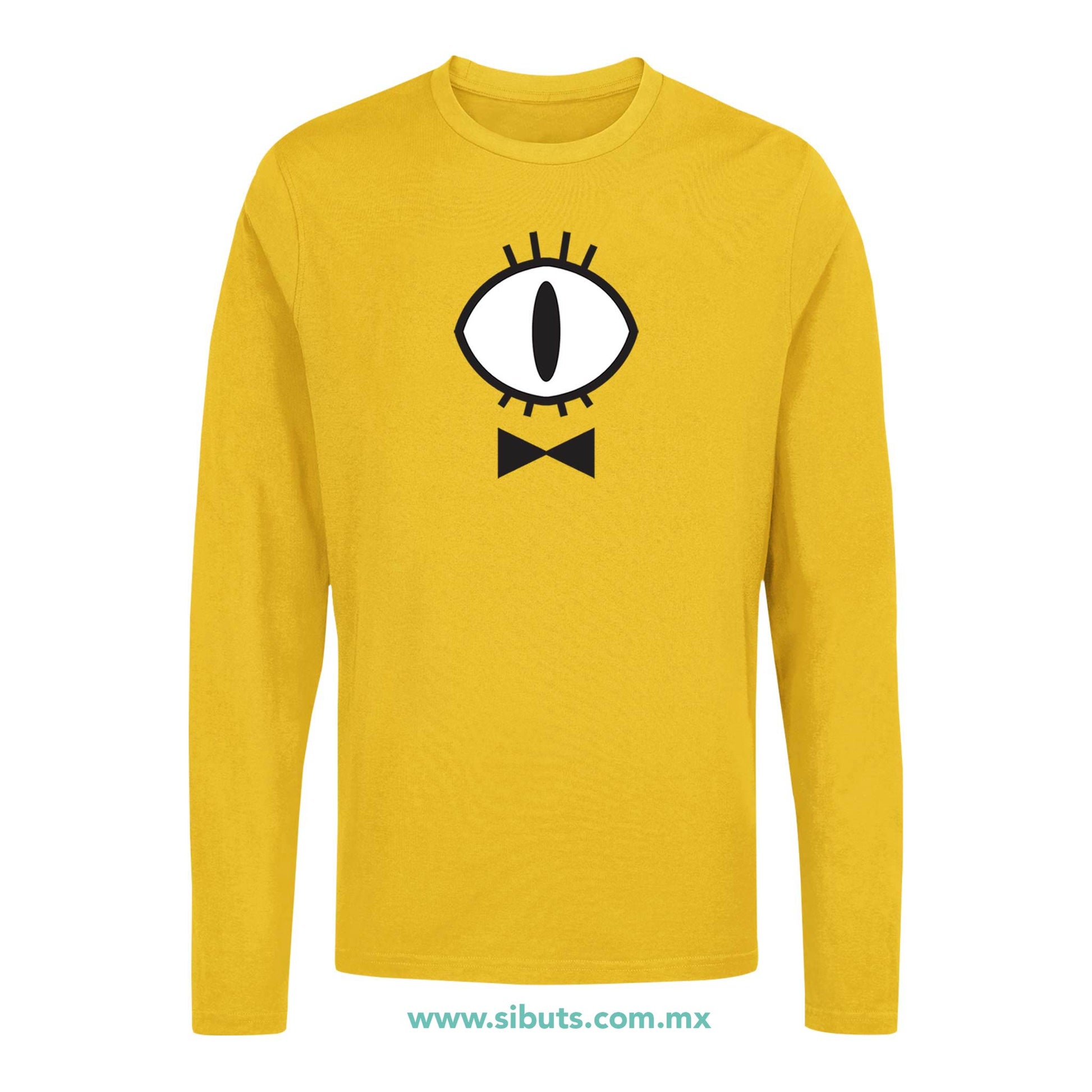 Playera Hombre Manga Larga Gravity Falls Bill