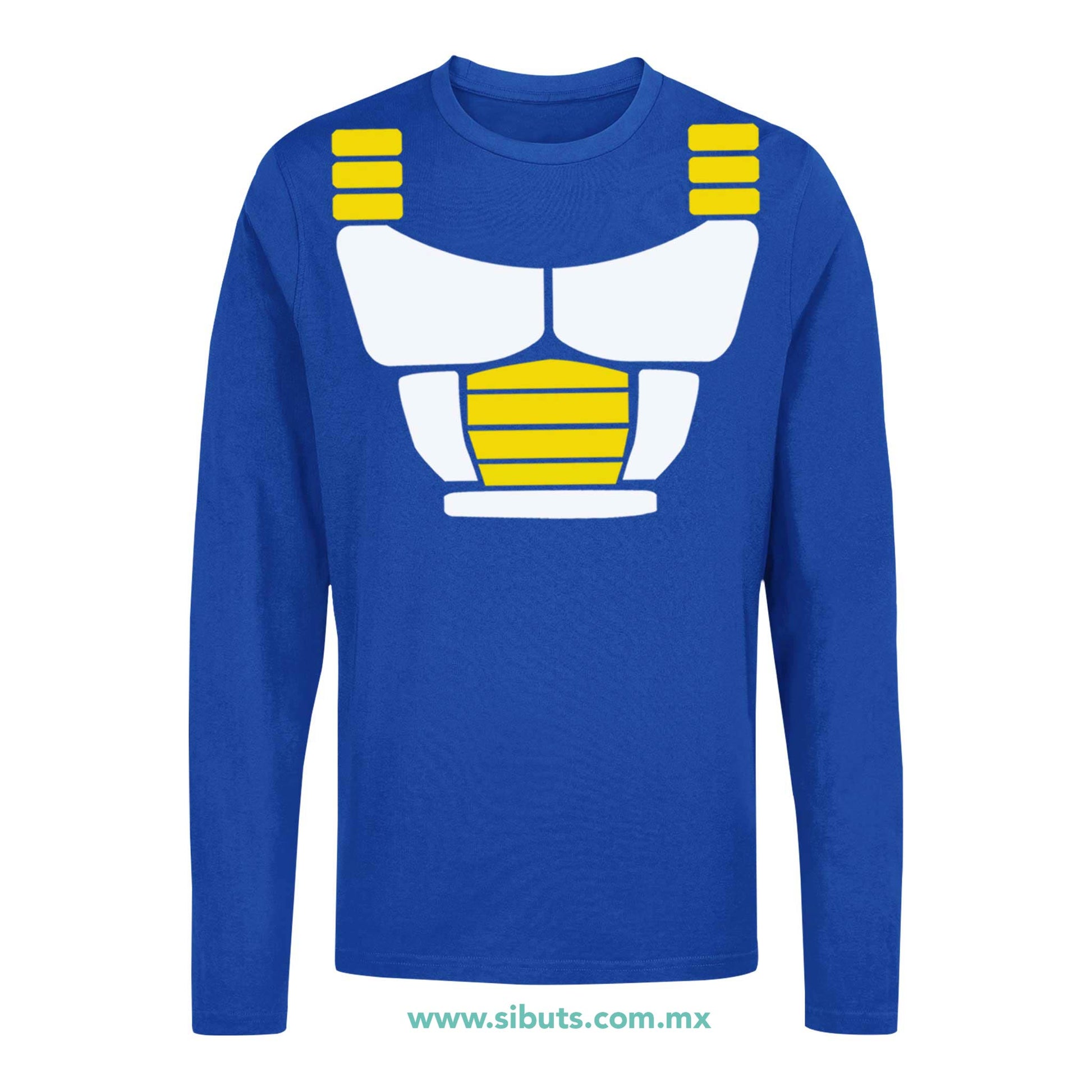 Playera Hombre Manga Larga Dragon Ball Vegeta