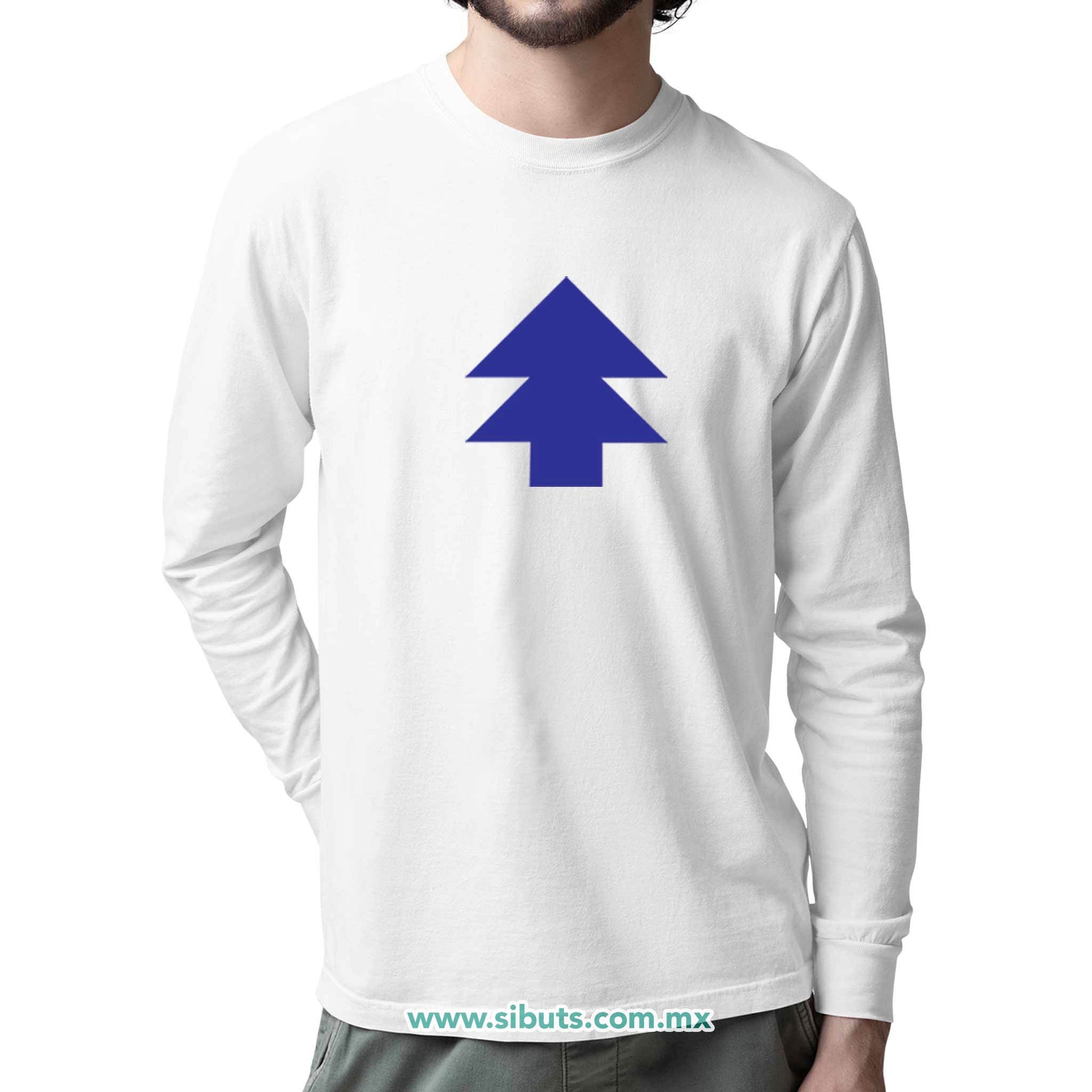 Playera Hombre Manga Larga Gravity Falls Dipper Pino