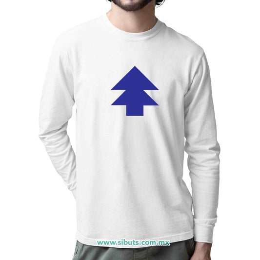 Playera Hombre Manga Larga Gravity Falls Dipper Pino