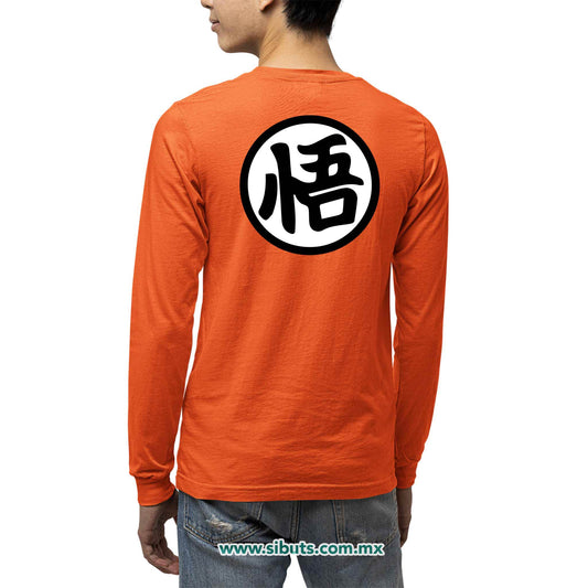 Playera Hombre Manga Larga Dragon Ball Goku