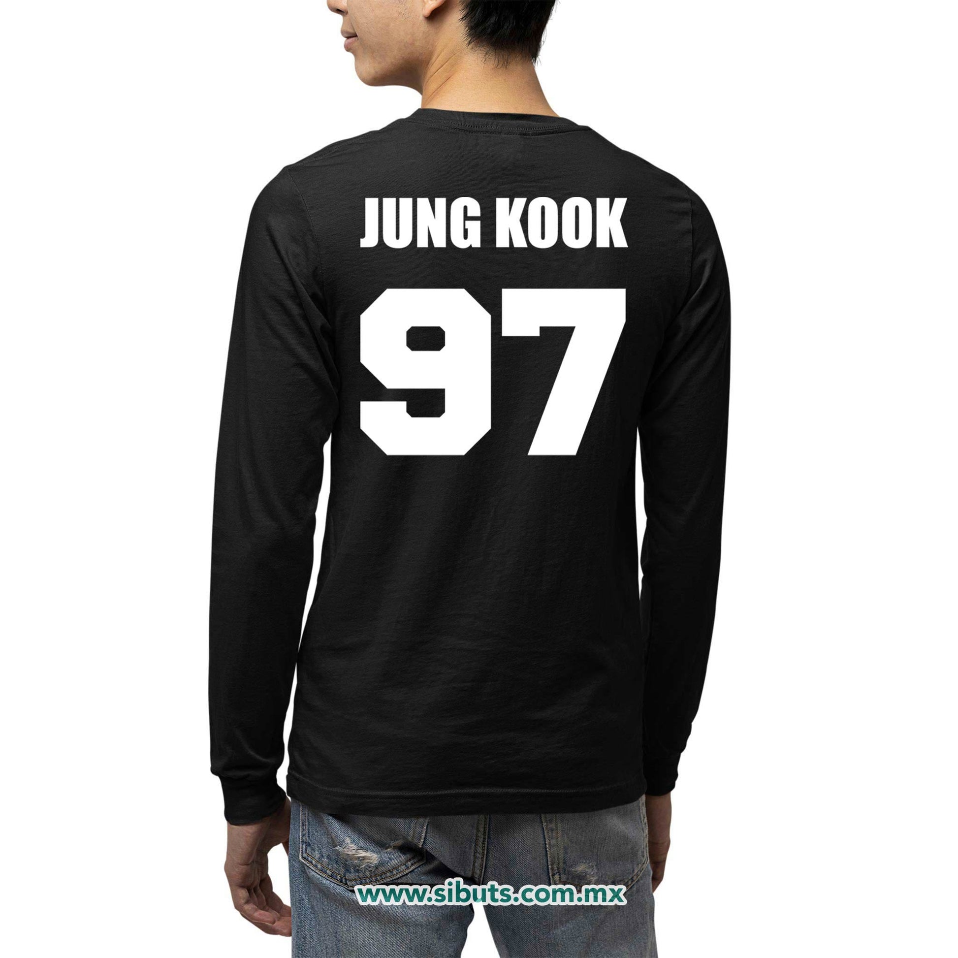 Playera Hombre Manga Larga K pop BTS Jung Kook 97