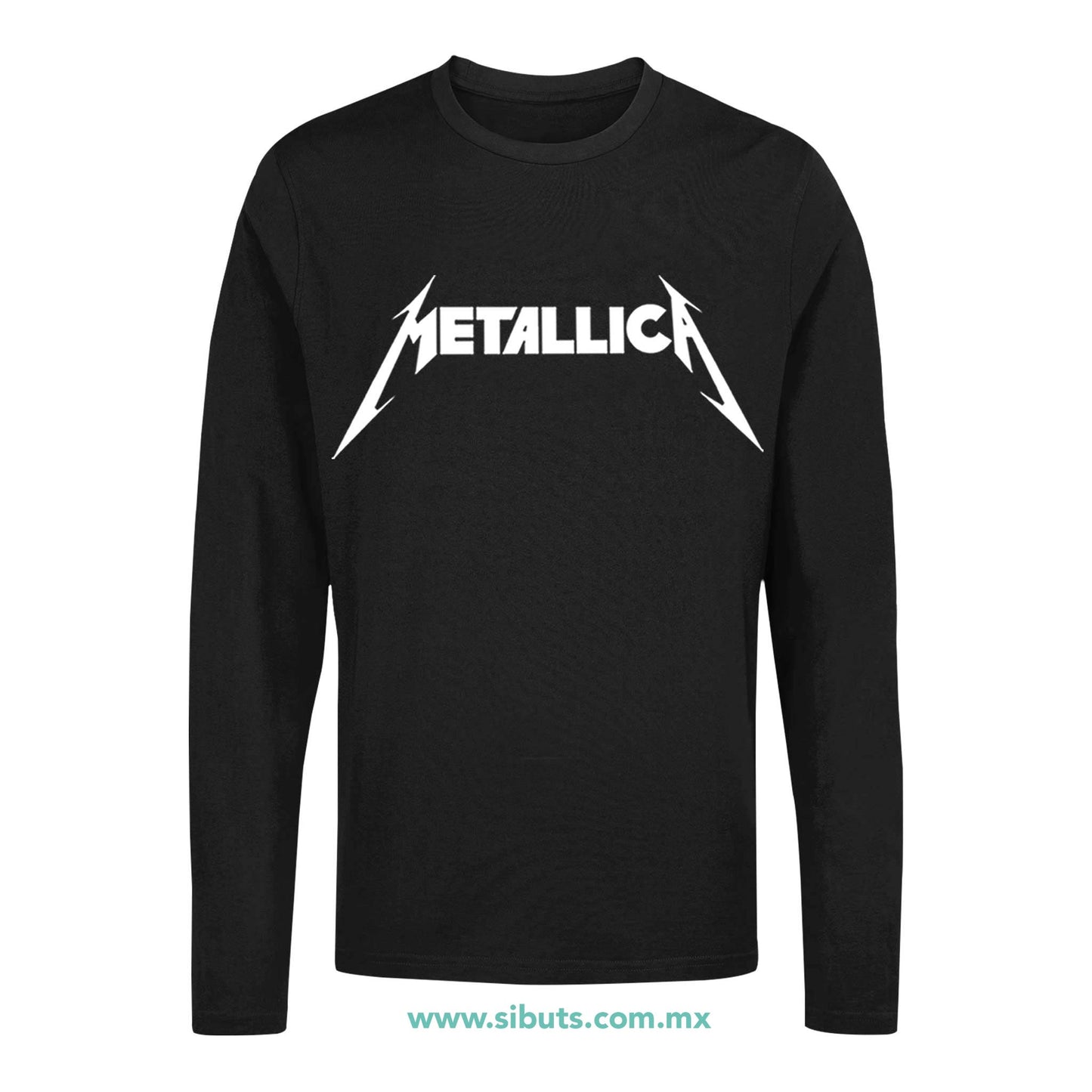 Playera Hombre Manga Larga Metallica