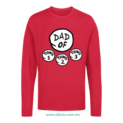 Playera Hombre Manga Larga Dr. Seuss Dad Of Things