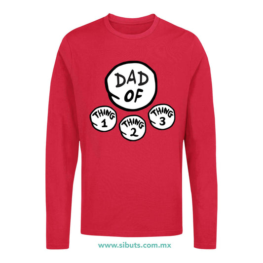 Playera Hombre Manga Larga Dr. Seuss Dad Of Things