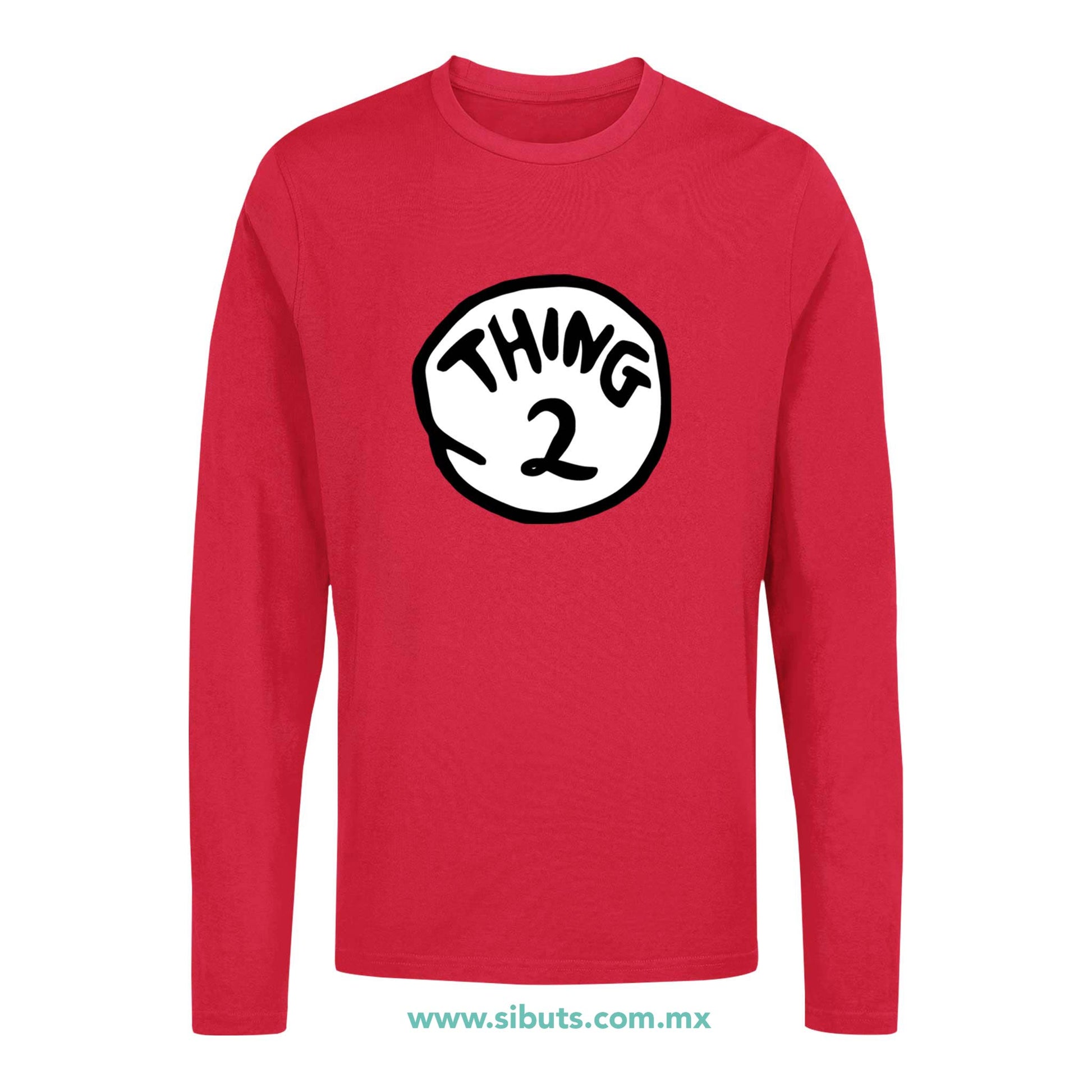 Playera Hombre Manga Larga Dr. Seuss Thing 2
