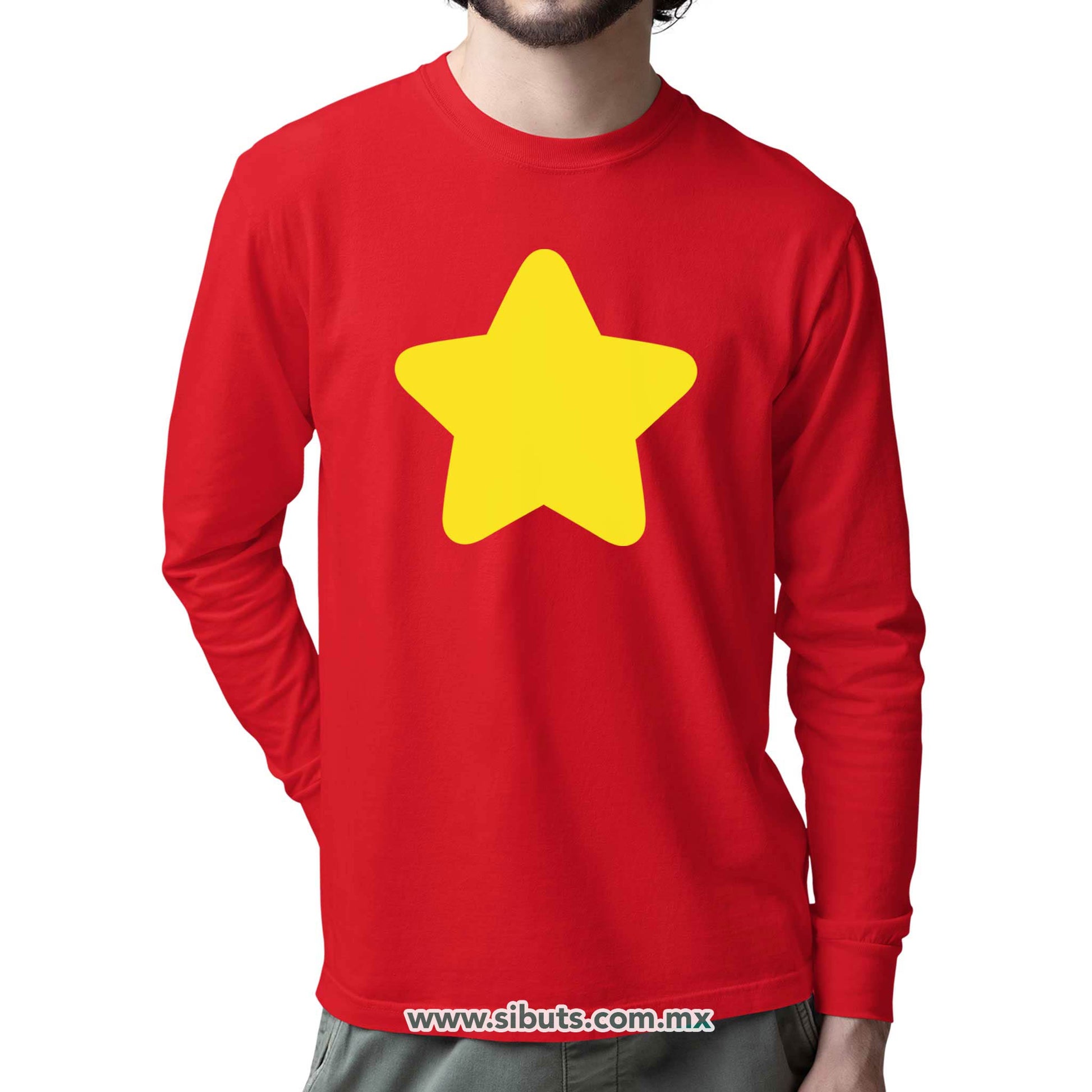 Playera Hombre Manga Larga Steven Universe