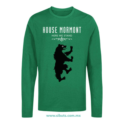 Playera Hombre Manga Larga Game Of Thrones House Mormont