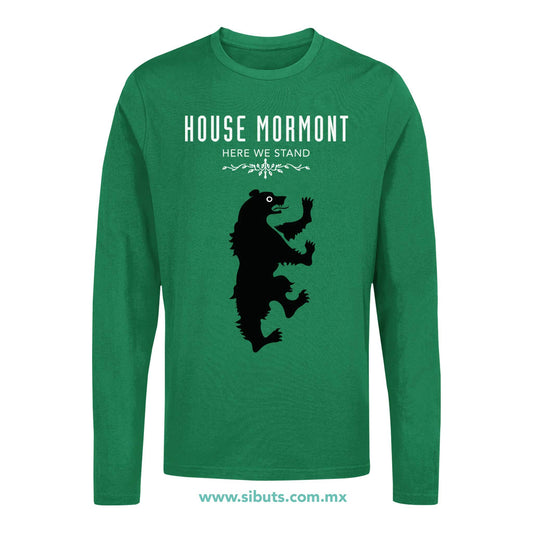 Playera Hombre Manga Larga Game Of Thrones House Mormont