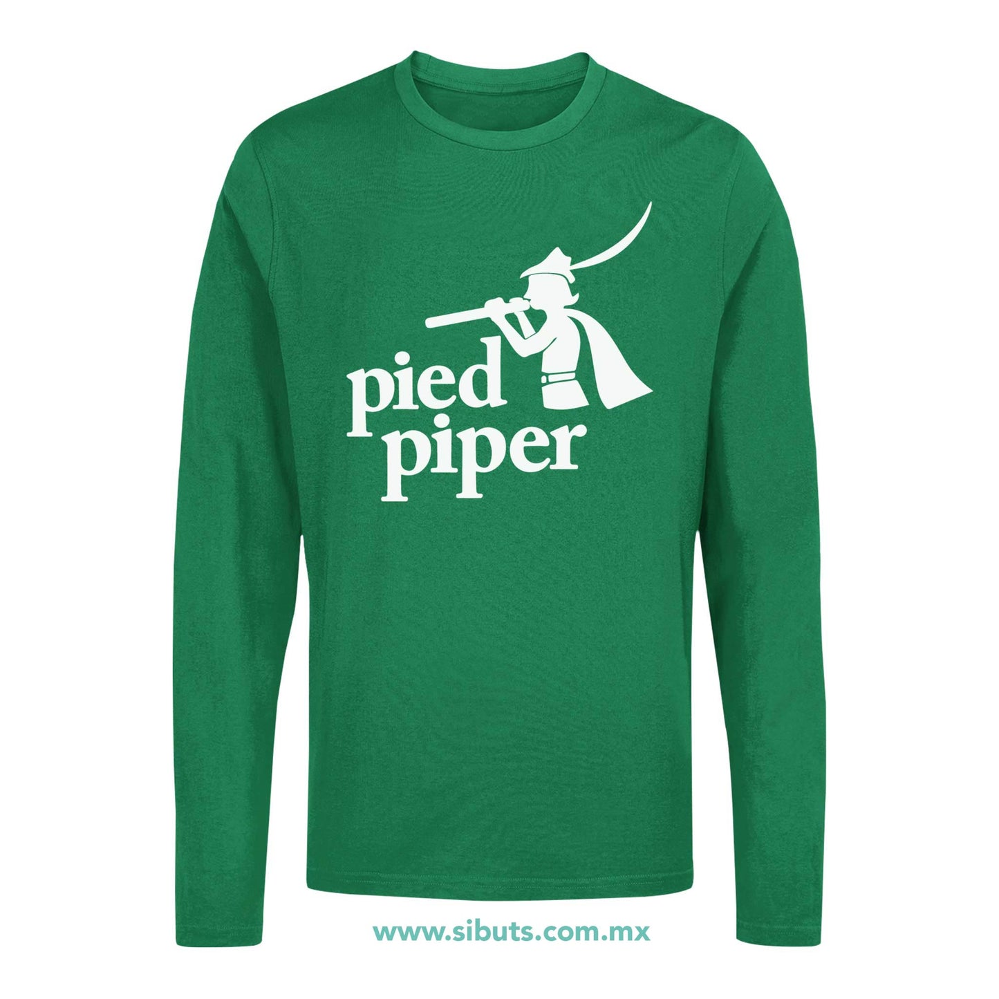Playera Hombre Manga Larga Silicon Valley Pied Piper