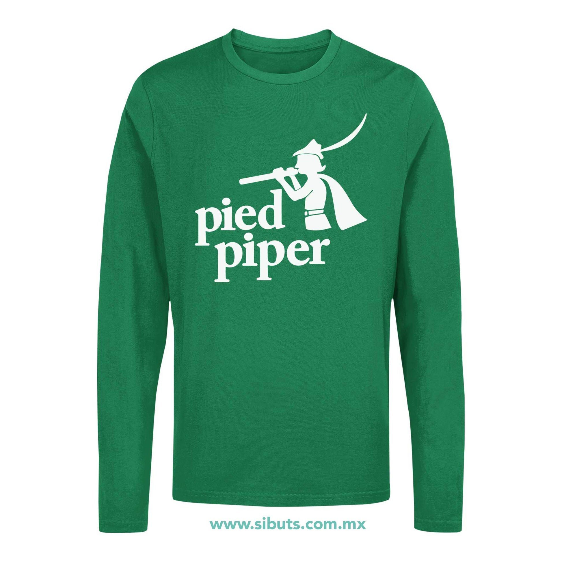 Playera Hombre Manga Larga Silicon Valley Pied Piper