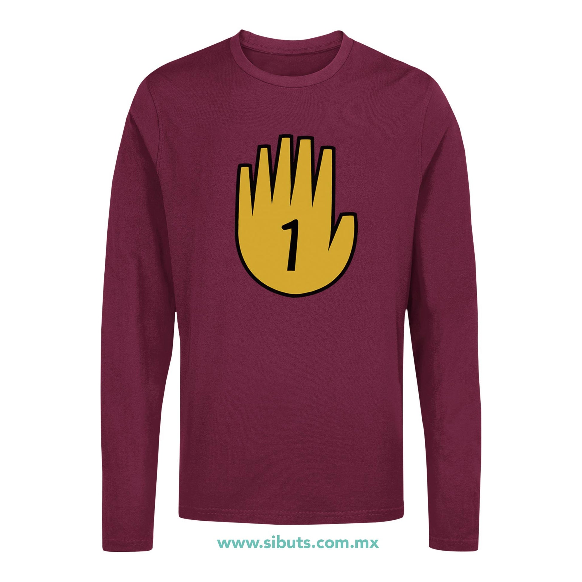 Playera Hombre Manga Larga Gravity Falls Diario