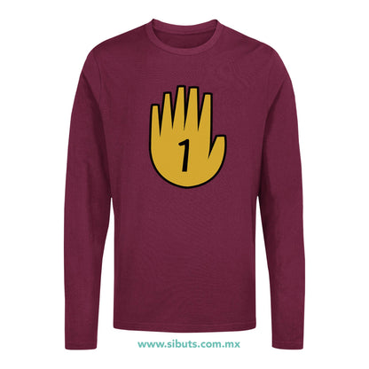 Playera Hombre Manga Larga Gravity Falls Diario