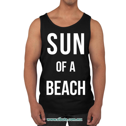 Playera Hombre Tank Top Sun of a Beach