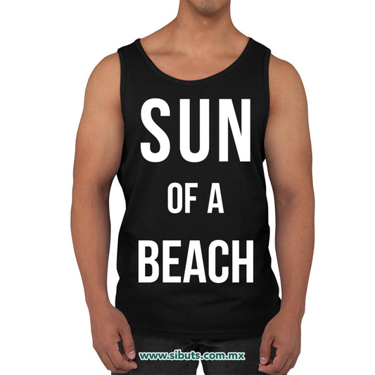 Playera Hombre Tank Top Sun of a Beach