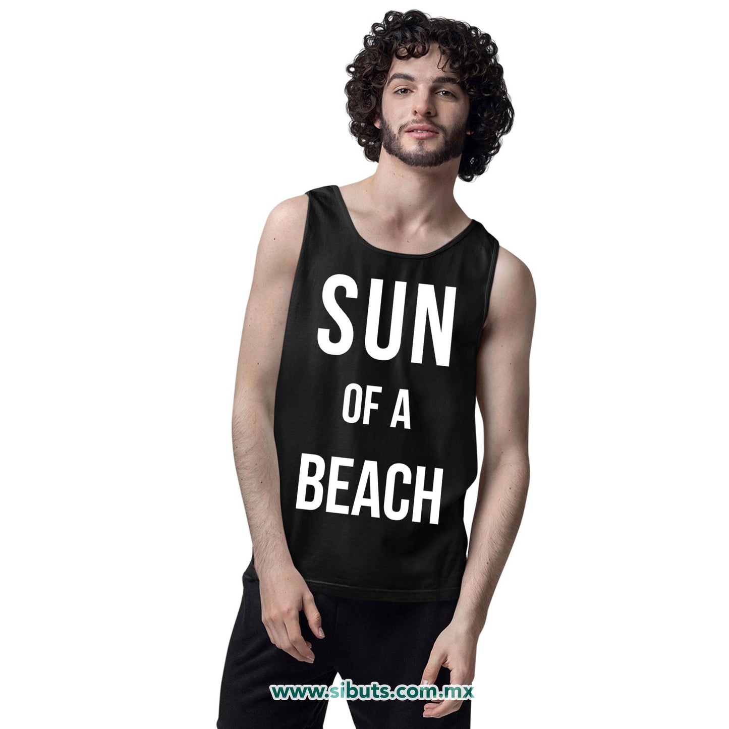Playera Hombre Tank Top Sun of a Beach