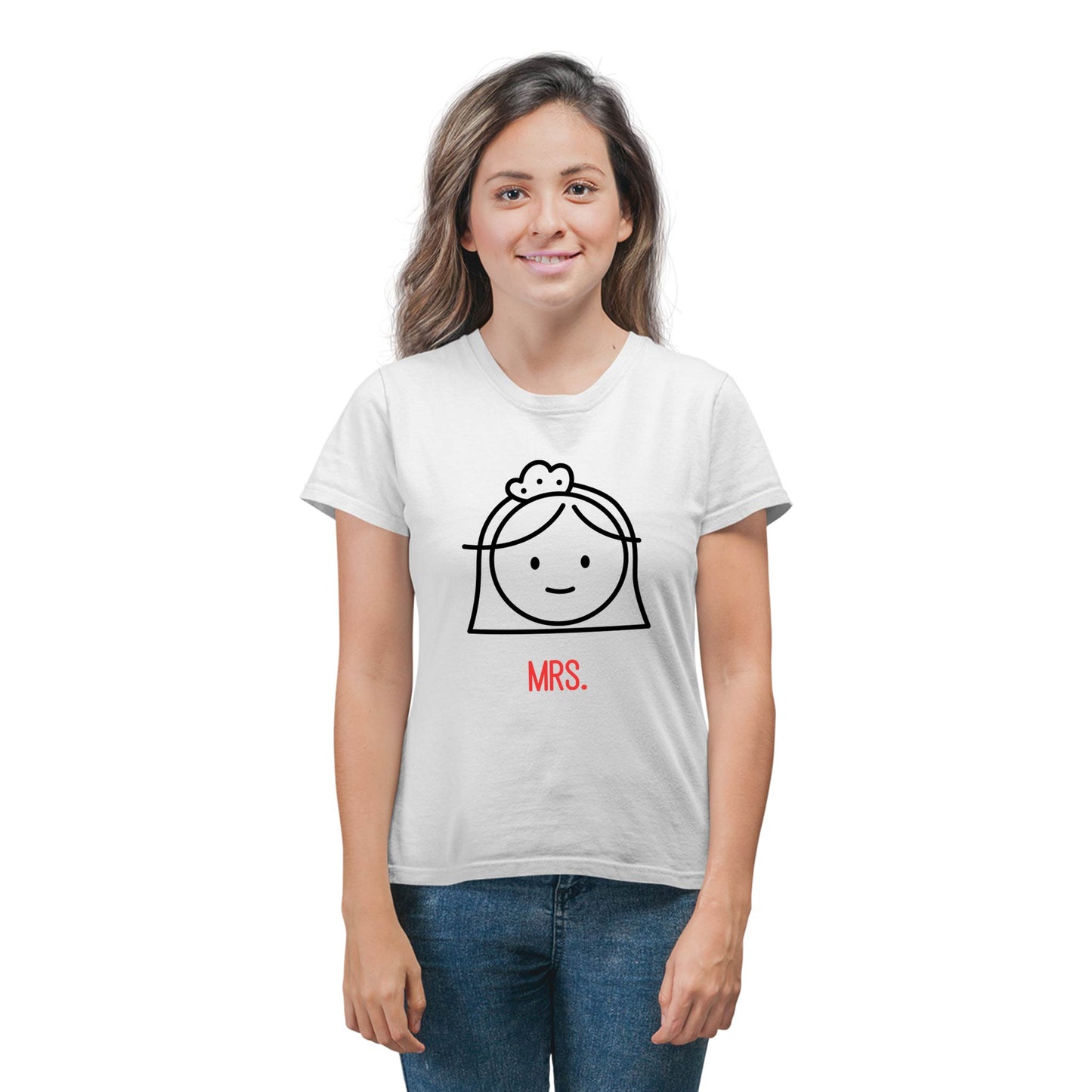 Playera para Parejas Mrs. y Mr. Esposos
