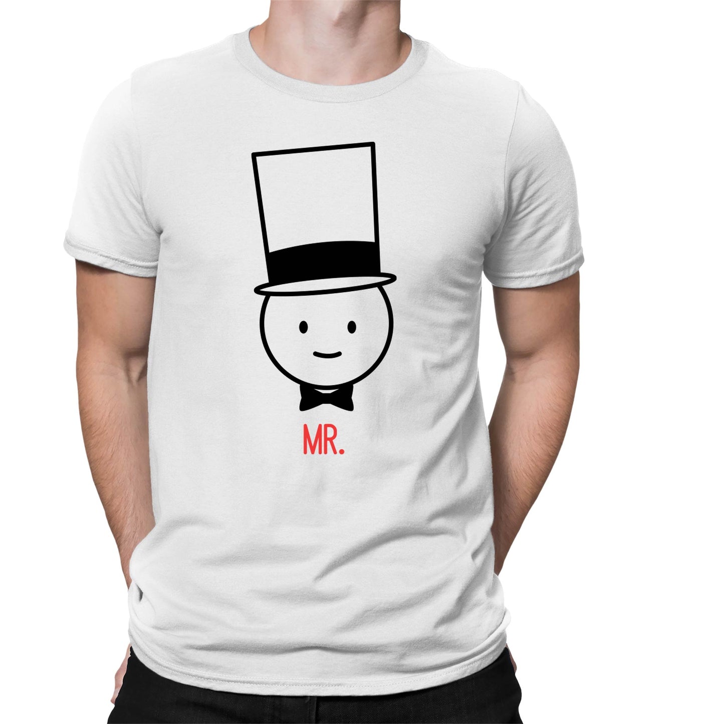 Playera para Parejas Mrs. y Mr. Esposos