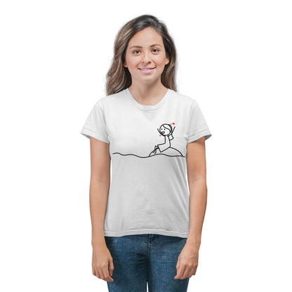 Playera para Parejas Dibujo Amor a Distancia