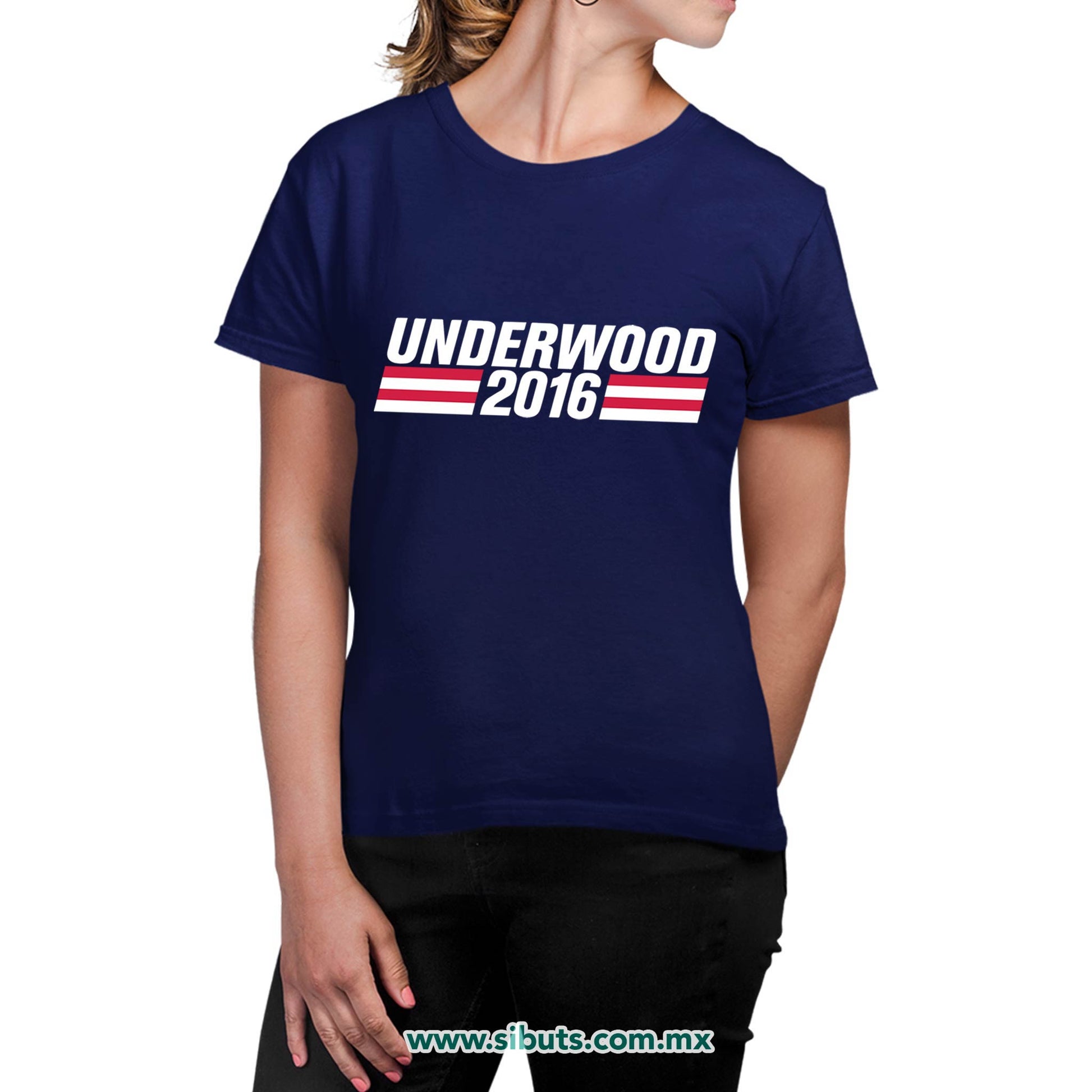 Playera Mujer House Of Cards Underwood 2016