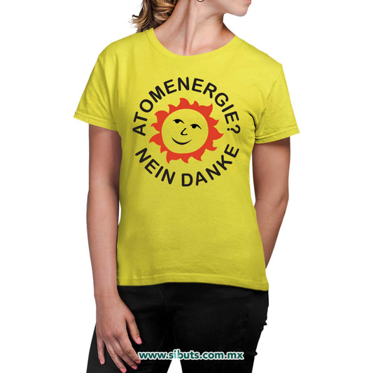 Playera Mujer Dark Atomenergie Nein Danke