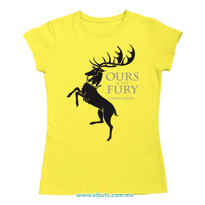 Playera Mujer Game Of Thrones House Baratheon