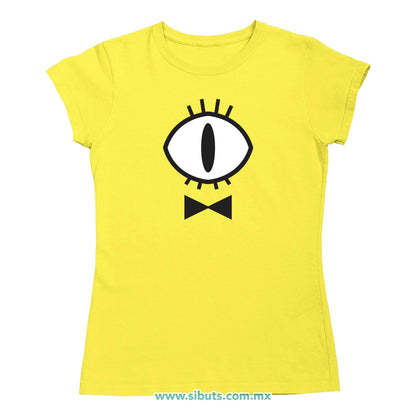 Playera Mujer Gravity Falls Bill