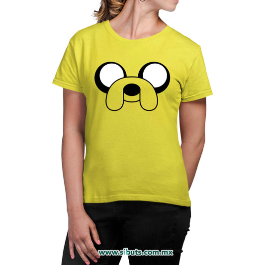 Playera Mujer Hora De Aventura Jake
