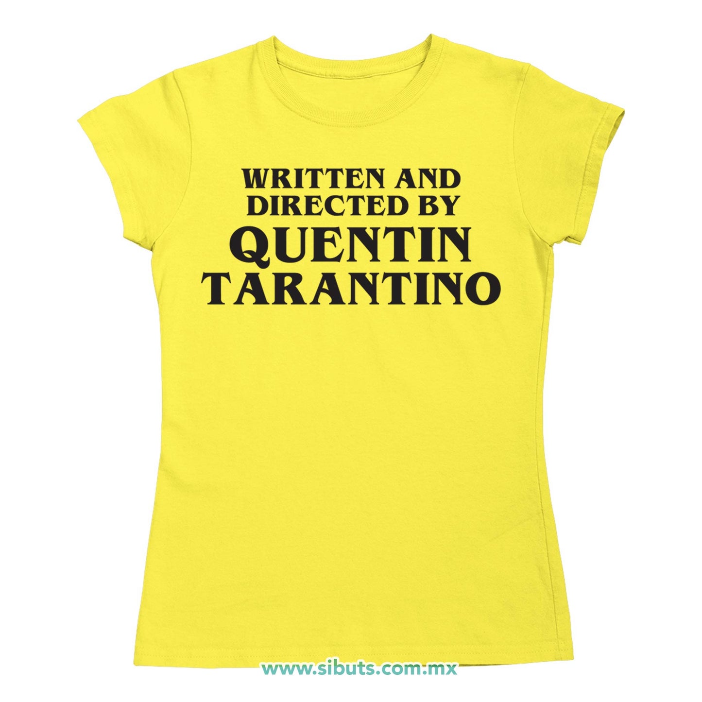 Playera Mujer Written And Directed By Quentin Tarantino