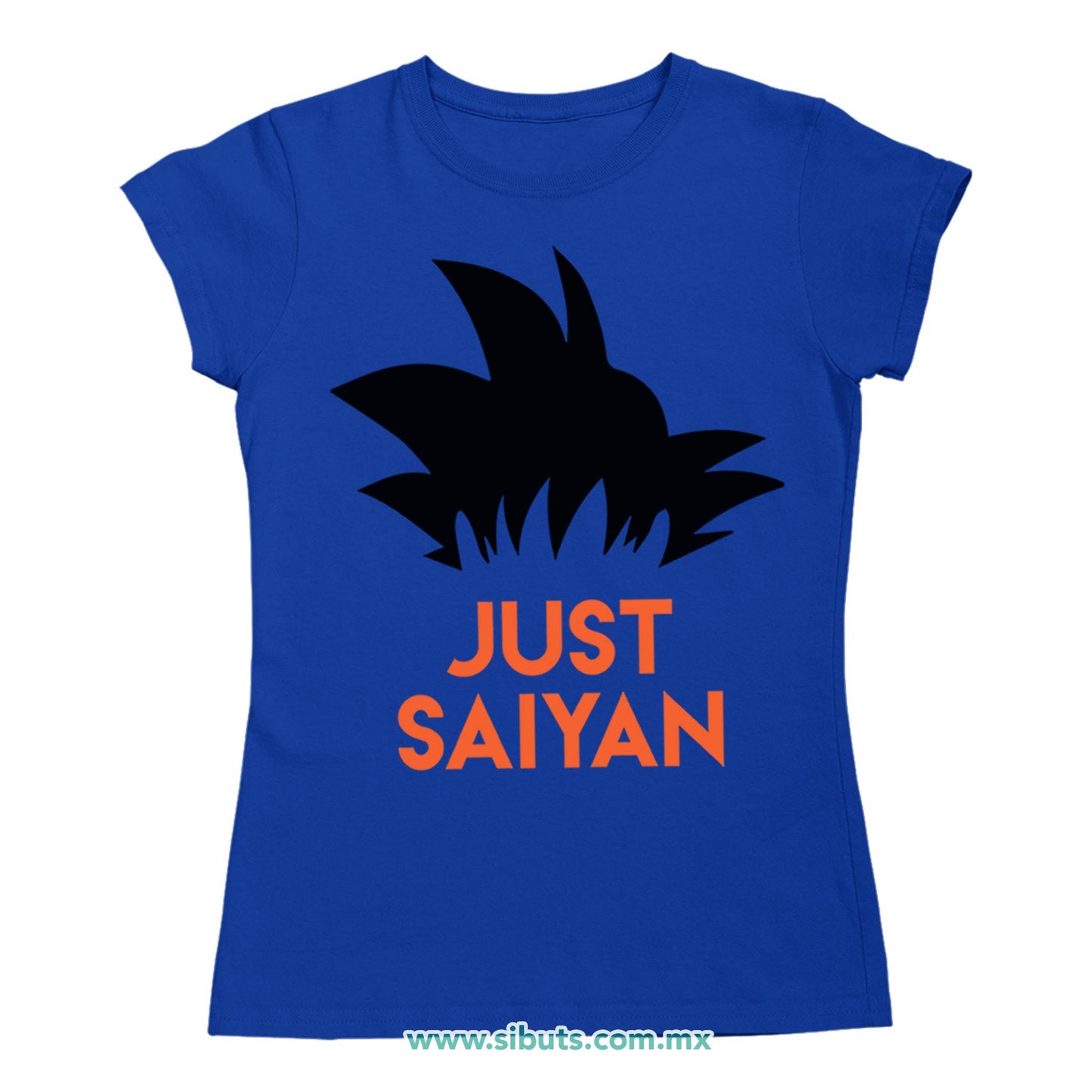 Playera Mujer Dragon Ball Goku Just Saiyan