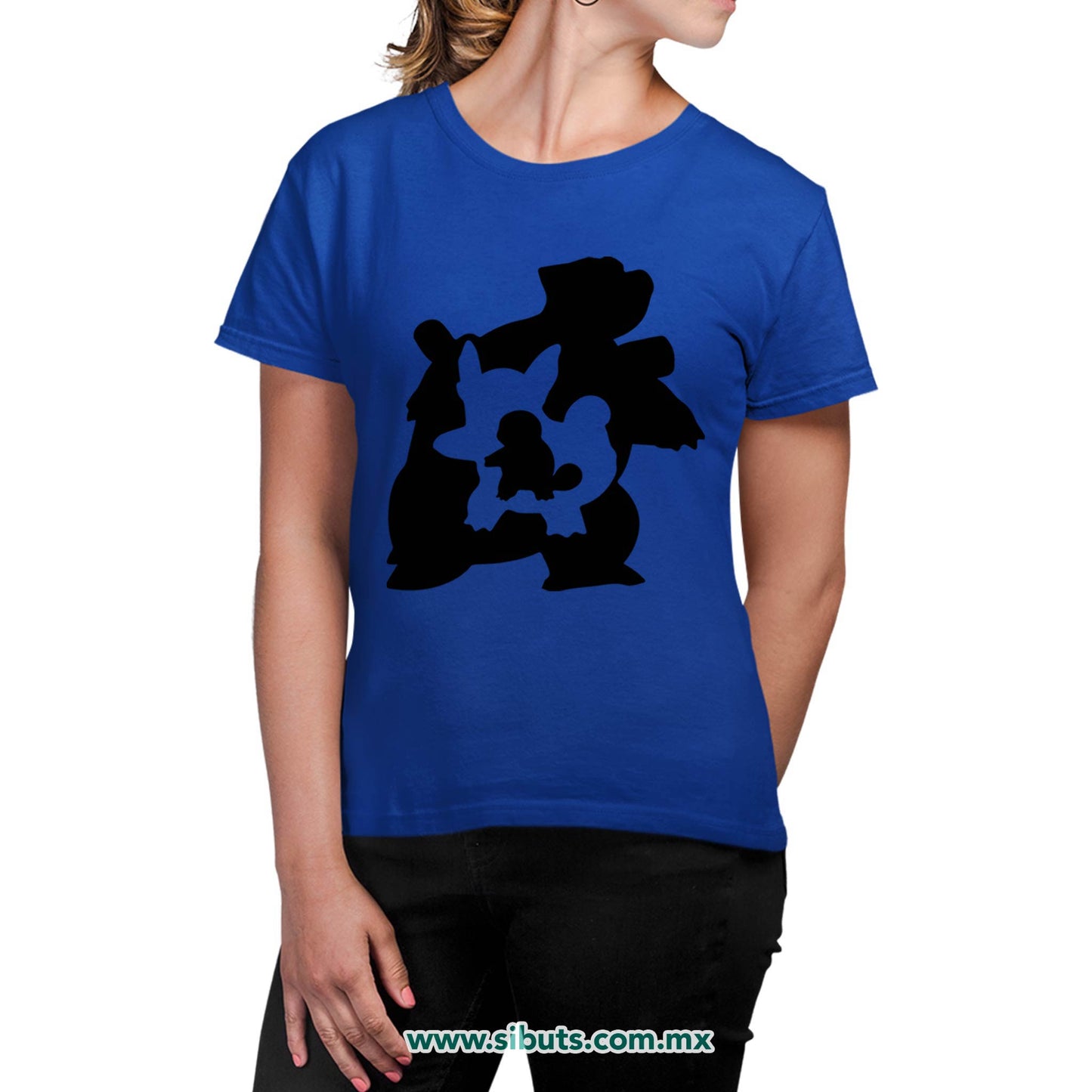 Playera Mujer Pokemon Squirttle Evolutions