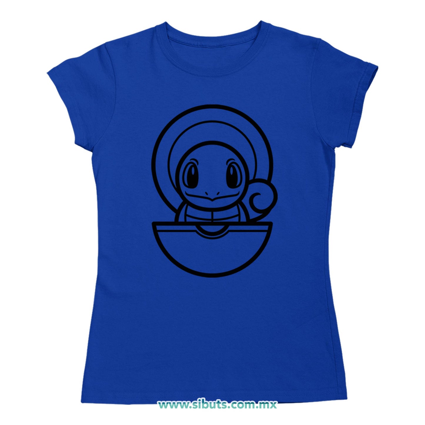 Playera Mujer Pokemon Squirttle Point