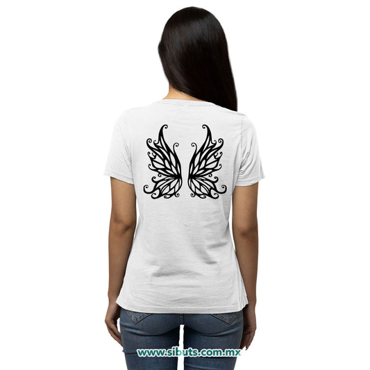 Playera Mujer I Love Fairytales Con Alas