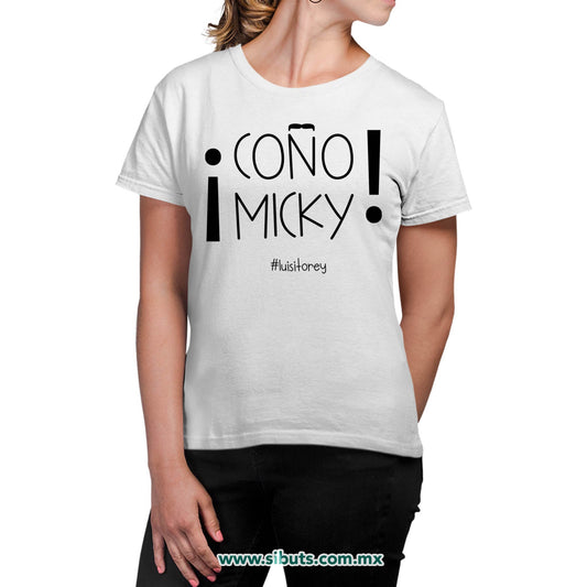 Playera Mujer Luis Miguel Coño Micky