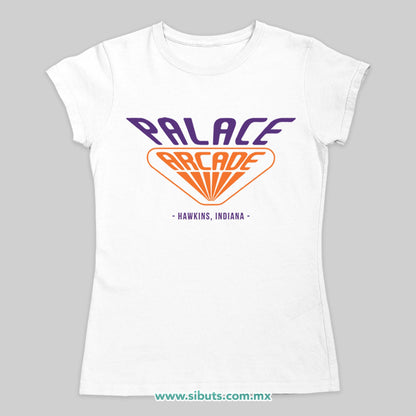 Playera Mujer Stranger Things Palace Arcade