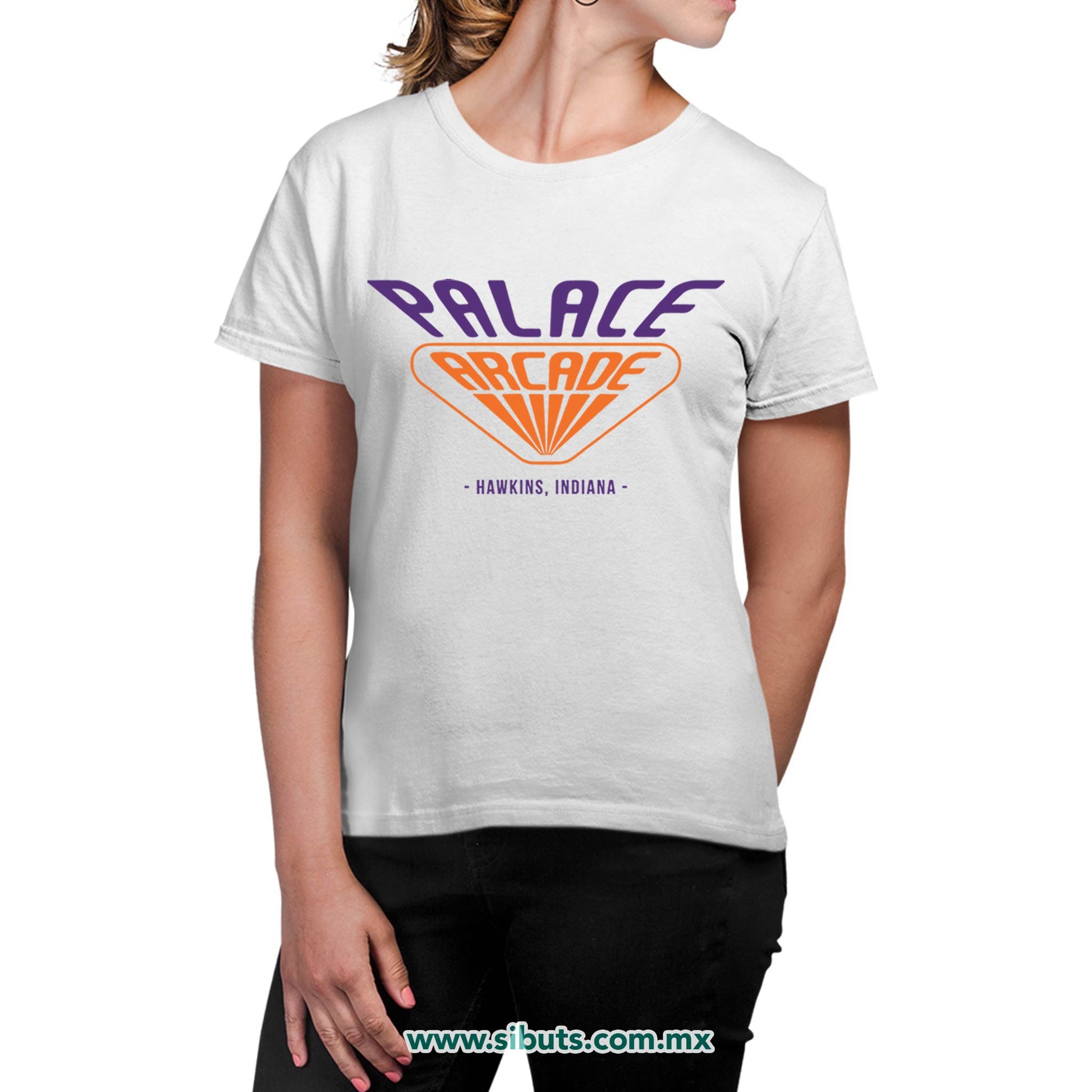 Playera Mujer Stranger Things Palace Arcade