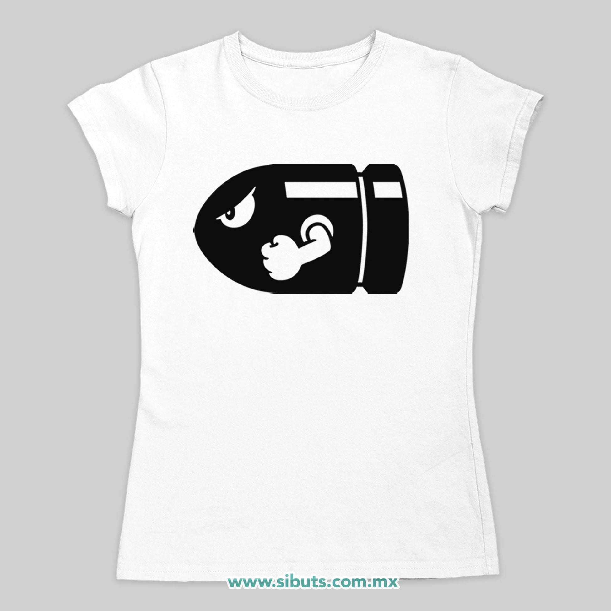 Playera Mujer Super Mario Bross Bullet
