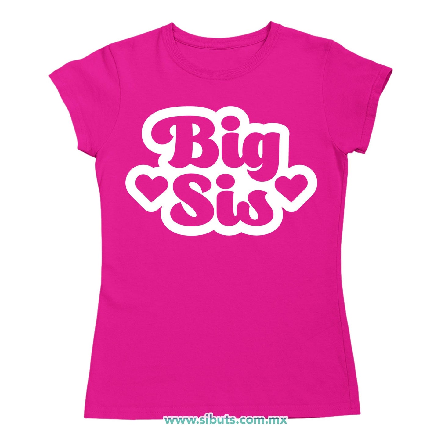 Playera Mujer Big Sis Hermana Mayor