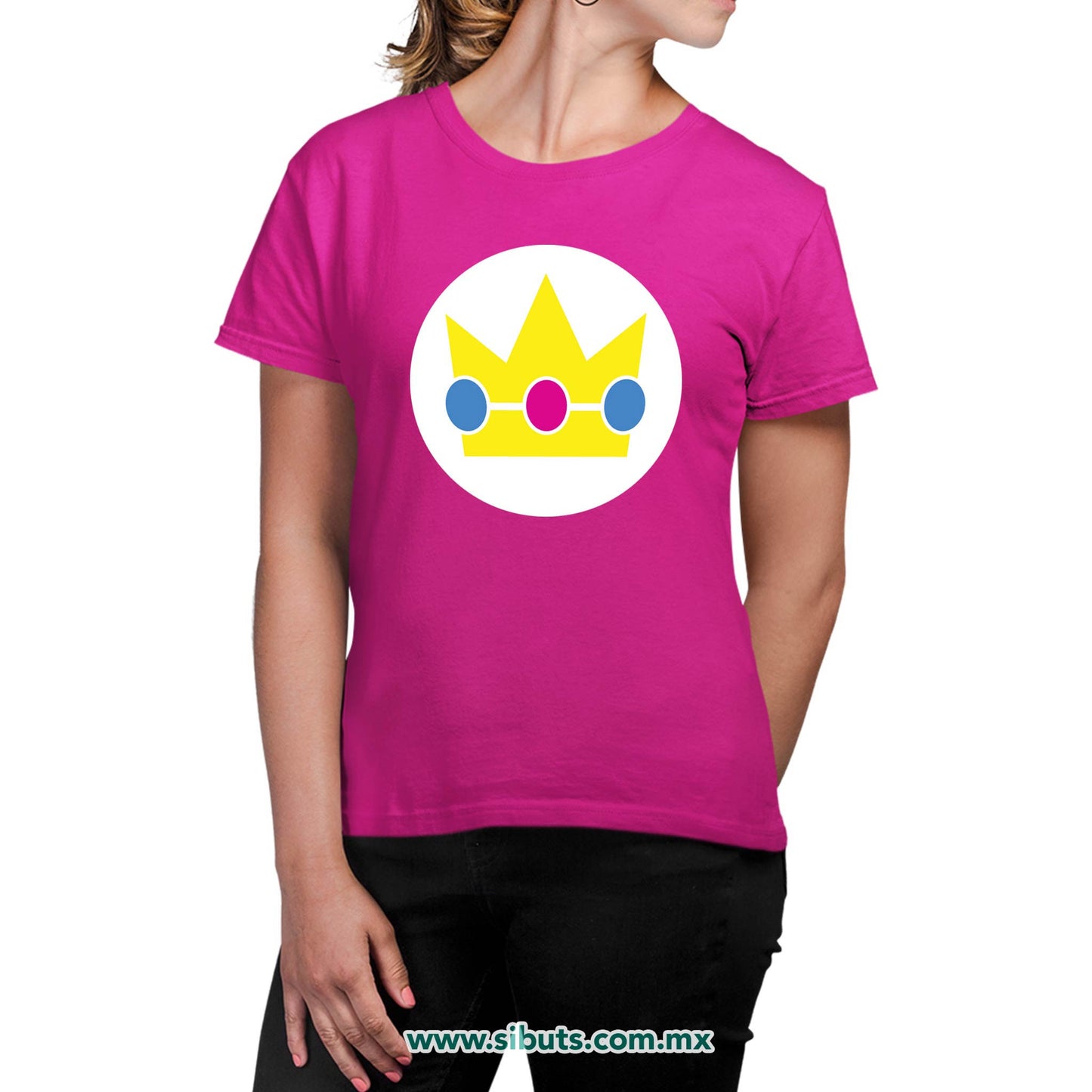 Playera Mujer Mario Bros Princess